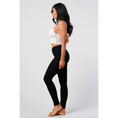 HIGH WAIST YOGA PANTS SCRUNCH BUTT LIFT LEGGINGS WITH POCKET