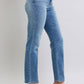 Judy Blue Full Size Run Vintage Wash Thermal Straight Jeans