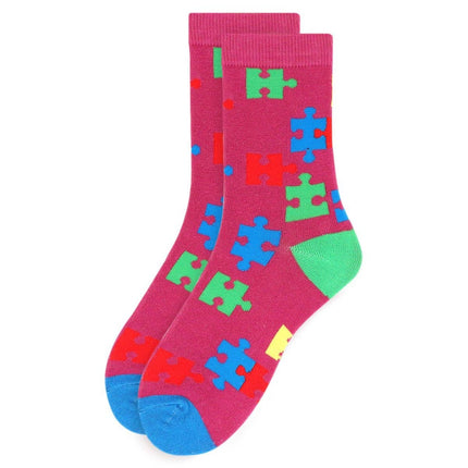 Women's Autism Awareness Novelty Socks