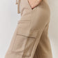 RISEN High Waist Cargo Wide Leg Pants