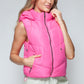 Snobbish Zip Up Quilted Hooded Vest