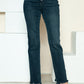 Judy Blue Full Size Button Fly Hem Destroy Straight Jeans