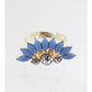 Faux stone adjustable ring