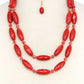 Oval Bead Layered Necklace