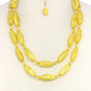 Oval Bead Layered Necklace