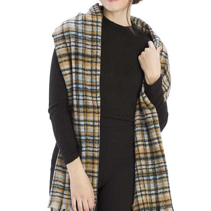 Colored Plaid Checkered Scarf