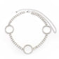 Circle 2 Line Rhinestone Chain Belt