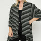 Kimono Style Striped Cardigan