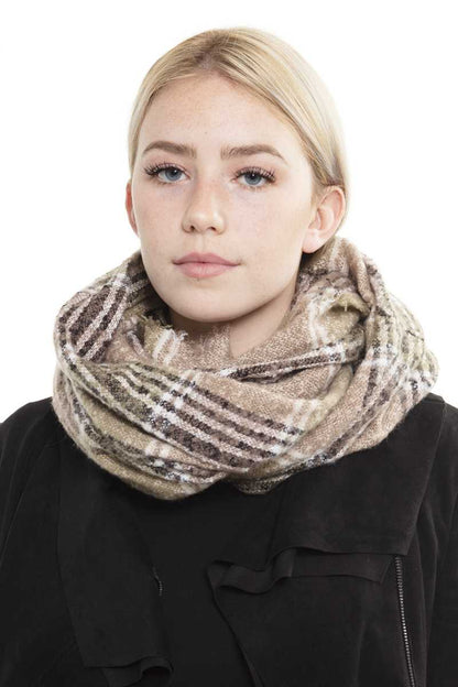 Multi Plaid Infinity Scarf