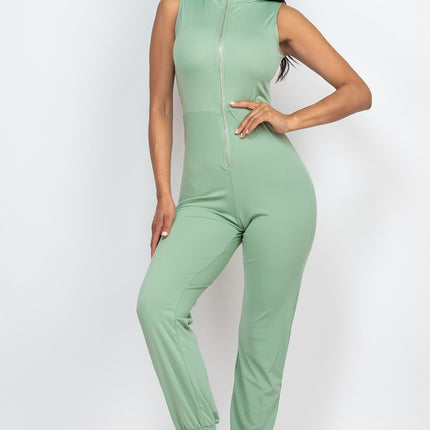 Zip Front Jumpsuit