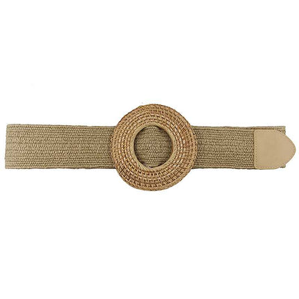 Modern Straw Round Belt