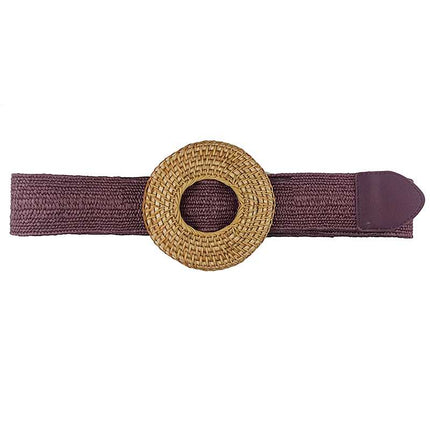 Modern Straw Round Belt