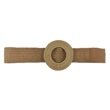 Modern Straw Round Belt