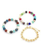 U Link Stone Beaded Bracelet Set.