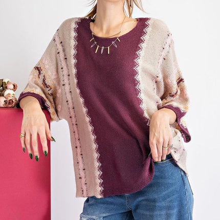 Multi Color Thread Sweater