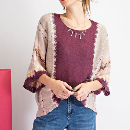 Multi Color Thread Sweater