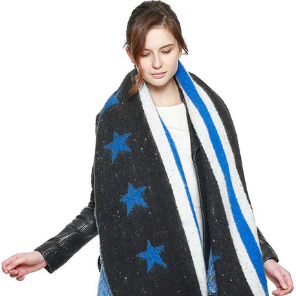 Stars & Stripe Oversized Scarf