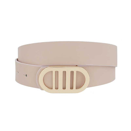 Modern Gridded Oval Standard Belt