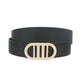 Modern Gridded Oval Standard Belt