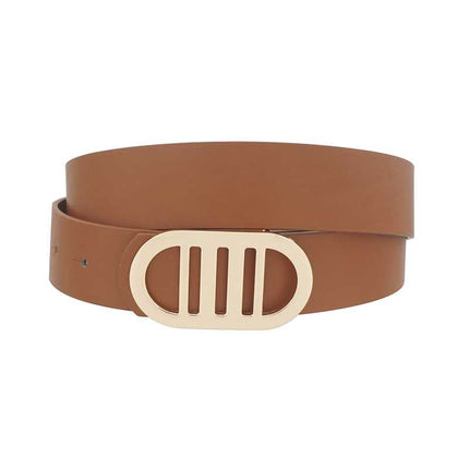 Modern Gridded Oval Standard Belt