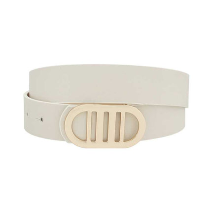 Modern Gridded Oval Standard Belt