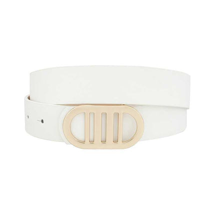 Modern Gridded Oval Standard Belt