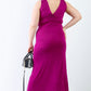 Plus V-neck Sleeveless Maxi Dress