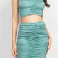 Halter Neck Crop Top & Skirts Set