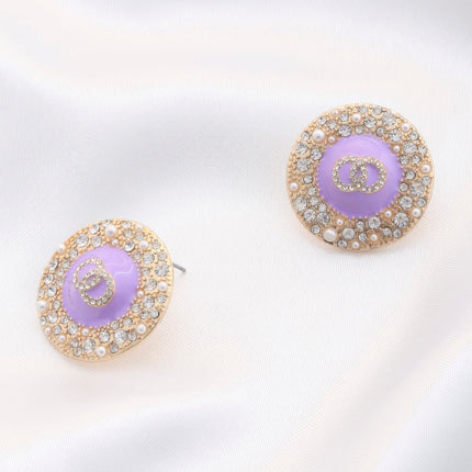 Double Circle Round Metal Earring