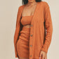 Cardigan Solid Color 3 Piece Set