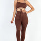 Solid Tie Front Cut Out Jumpsuit