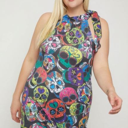 Sugar Skull Sublimation Print