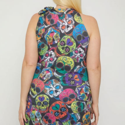 Sugar Skull Sublimation Print