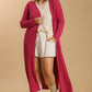 Open Front Long Body Cardigan