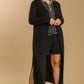 Open Front Long Body Cardigan