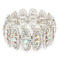 Rhinestone Oval Stretch Bracelet