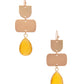 Teardrop Gem Multi Shape Dangle Earring