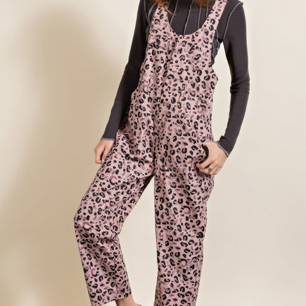 Animal/leopard Printed Jumpsuit