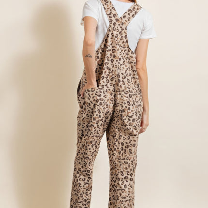 Animal/leopard Printed Jumpsuit