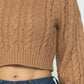 Cable Pullover Top