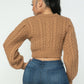 Cable Pullover Top