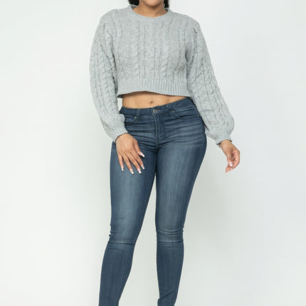 Cable Pullover Top