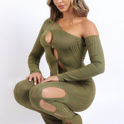 Cutout ribbed set