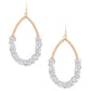 Beaded Teardrop Dangle Earring