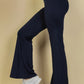 High Waisted Front Pocket Flare Pants