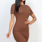 Ribbed Bodycon Midi Dress