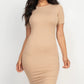 Ribbed Bodycon Midi Dress