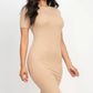 Ribbed Bodycon Midi Dress