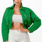 Shiny Puffer Bomber Jacket