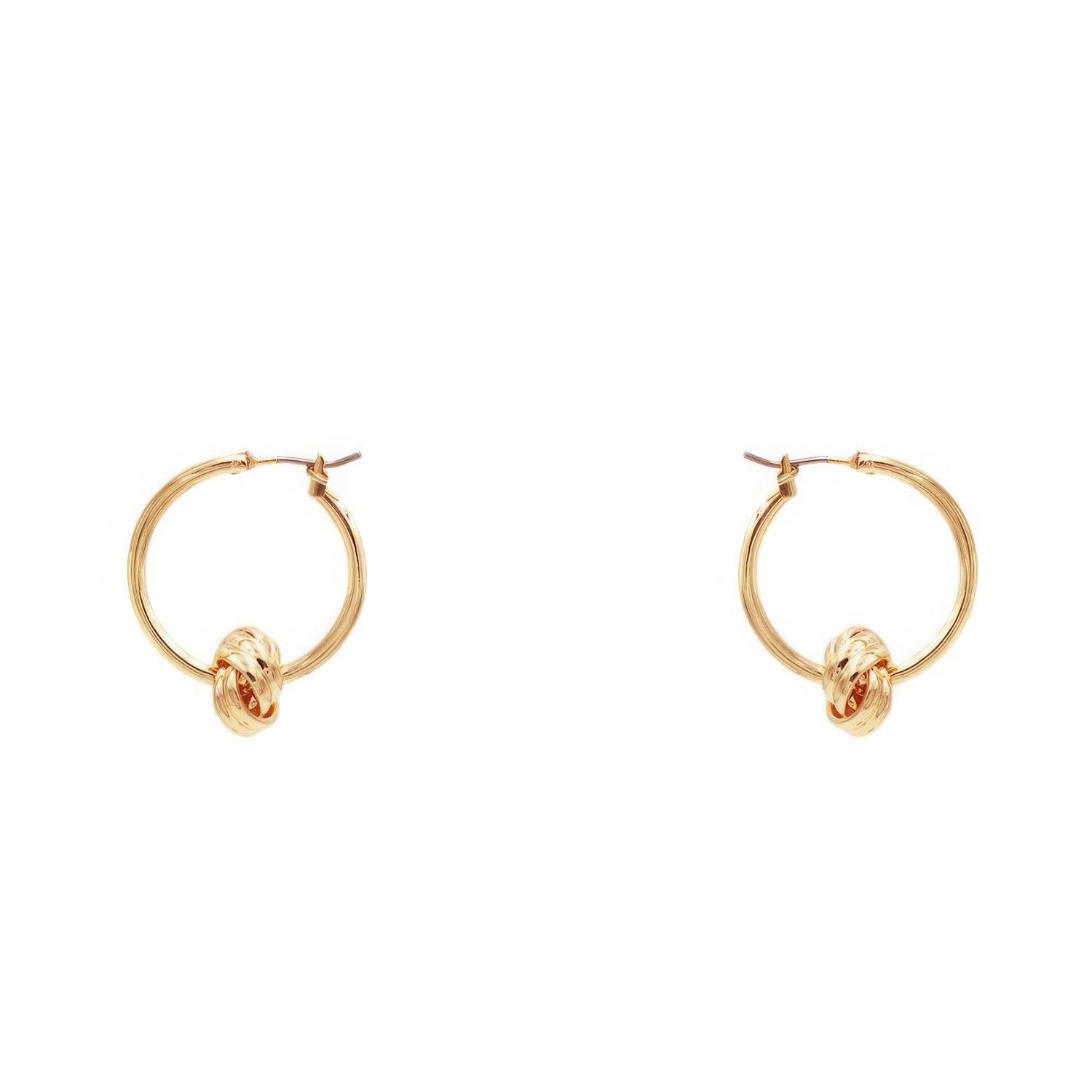 Knot Hoop Earring